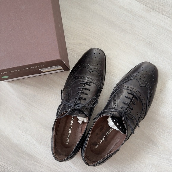 LEONARDO PRINCIPI OXFORD LACE SHOES 36 - Picture 7 of 7